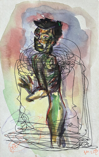 834y / In Search of Lost Time - {$M} van Leni Smoragdova, Tekening te koop op Singulart