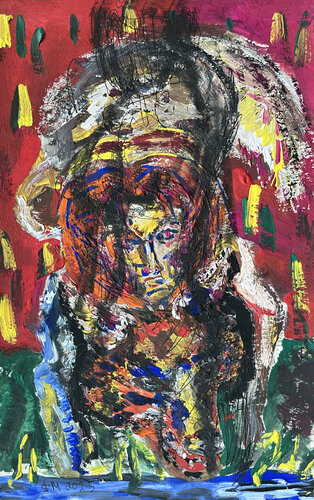 35jt / In Search of Lost Time - {$M} van Leni Smoragdova, Tekening te koop op Singulart