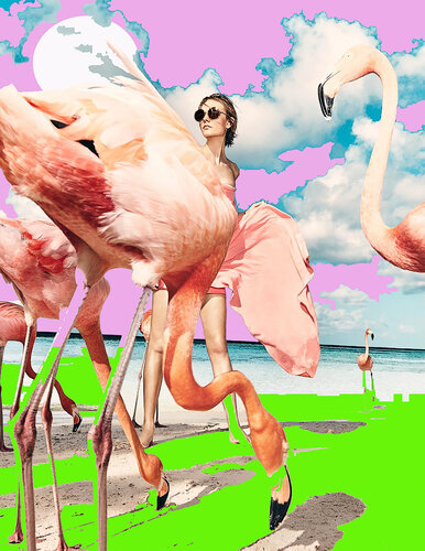 1fw4 / Mirror stage- {$M} van Leni Smoragdova, Digitaal te koop op Singulart