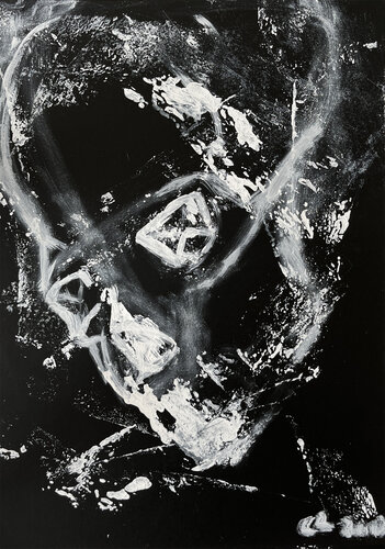 8w$@ / Black edition - {$M} van Leni Smoragdova, Tekening te koop op Singulart