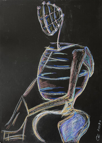 cw$@ / Black edition - {$M} van Leni Smoragdova, Tekening te koop op Singulart