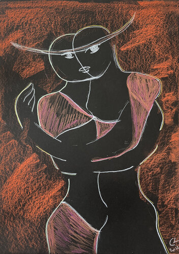 rw$@ / Black edition - {$M} van Leni Smoragdova, Tekening te koop op Singulart