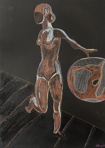 |w$@ / Black edition - {$M} van Leni Smoragdova, Tekening te koop op Singulart