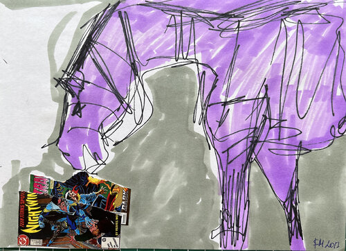 34ee / color life - {$M} van Leni Smoragdova, Tekening te koop op Singulart