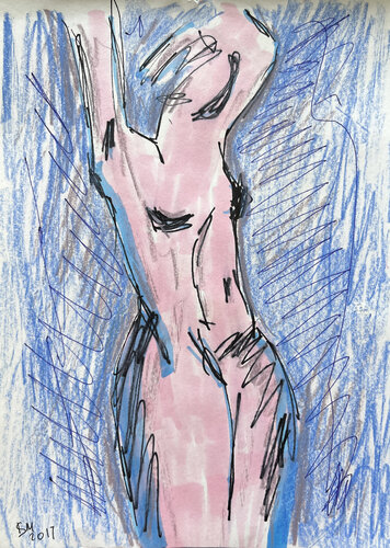 5*Y^ / color life - {$M} van Leni Smoragdova, Tekening te koop op Singulart