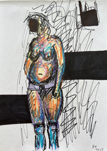 ^%#r / color life - {$M} van Leni Smoragdova, Tekening te koop op Singulart