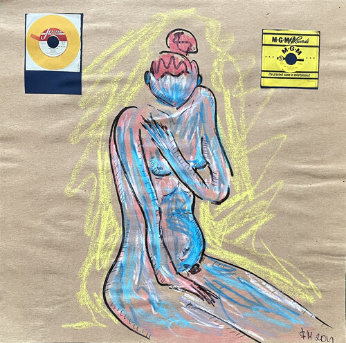 a%4r / Alone - {$M} van Leni Smoragdova, Tekening te koop op Singulart