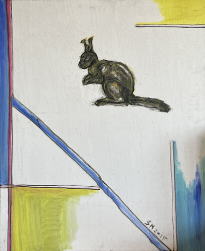 043w / Imprints of living things in motion - {$M} di Leni Smoragdova, Pittura in vendita su Singulart