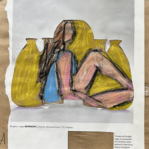 2a[e / Back to the Future - {$M} di Leni Smoragdova, Opera su carta in vendita su Singulart