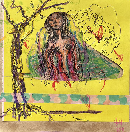 5a[e / Back to the Future - {$M} di Leni Smoragdova, Opera su carta in vendita su Singulart