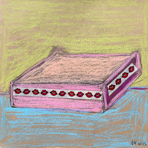 9a[e / Back to the Future - {$M} di Leni Smoragdova, Opera su carta in vendita su Singulart