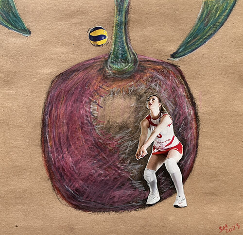 13[e / Back to the Future - {$M} di Leni Smoragdova, Opera su carta in vendita su Singulart