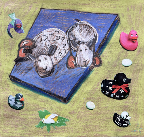 46[e / Back to the Future - {$M} di Leni Smoragdova, Opera su carta in vendita su Singulart