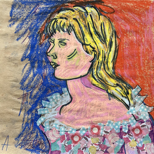 (&$e / Back to the Future - {$M} di Leni Smoragdova, Opera su carta in vendita su Singulart