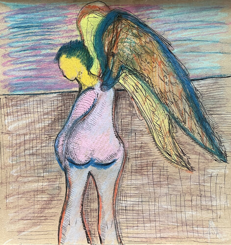 cr[e / Back to the Future - {$M} di Leni Smoragdova, Opera su carta in vendita su Singulart