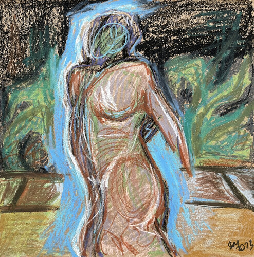 g$?q / Back to the Future - {$M} di Leni Smoragdova, Opera su carta in vendita su Singulart