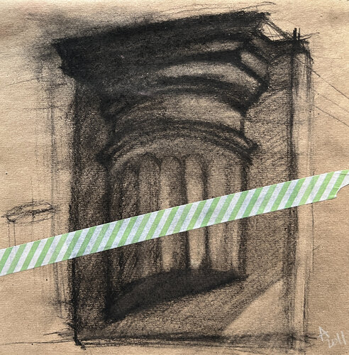 ;8li / Back to the Future - {$M} di Leni Smoragdova, Opera su carta in vendita su Singulart