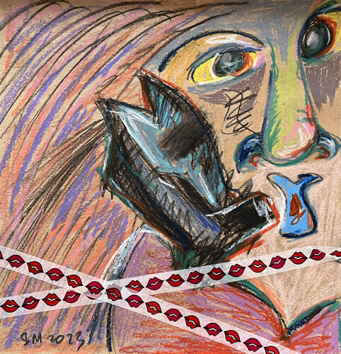 -bte / Back to the Future - {$M} di Leni Smoragdova, Opera su carta in vendita su Singulart