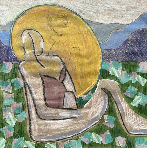 j7te / Back to the Future - {$M} di Leni Smoragdova, Opera su carta in vendita su Singulart