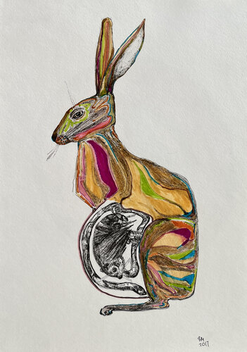 ,y4b / In my next life I want to be born - {$M} di Leni Smoragdova, Disegno in vendita su Singulart