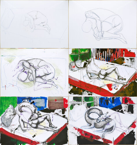 Y6y1 / metamorphosis - {$M} di Leni Smoragdova, Disegno in vendita su Singulart