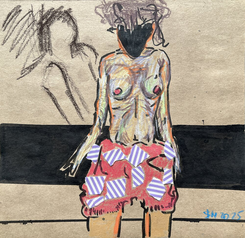 <UT% / Back to the Future - {$M} di Leni Smoragdova, Opera su carta in vendita su Singulart