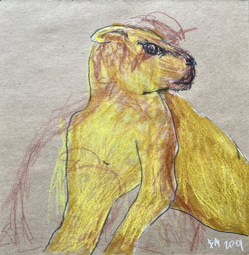 7a[e / Back to the Future - {$M} di Leni Smoragdova, Opera su carta in vendita su Singulart