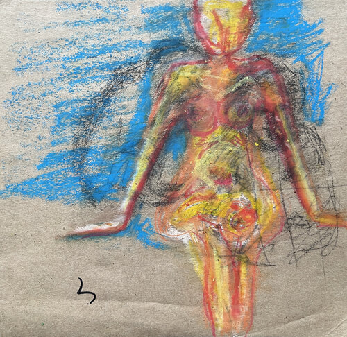 6q1q, / Back to the Future - {$M} di Leni Smoragdova, Opera su carta in vendita su Singulart