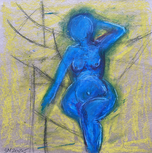 <q1q, / Back to the Future - {$M} di Leni Smoragdova, Opera su carta in vendita su Singulart