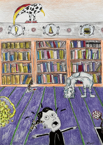 Ly4| / Only lovers left alive - {$M} di Leni Smoragdova, Disegno in vendita su Singulart