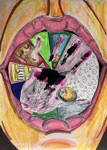 :"&^ / Only lovers left alive - {$M} di Leni Smoragdova, Disegno in vendita su Singulart