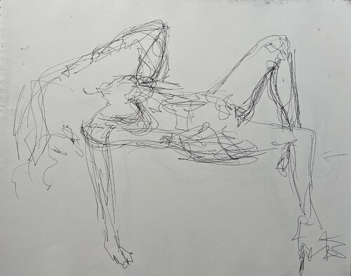 ◍ )*q1 / ARTIFACT DOSSIER: TAU-Prime_Object "The Flesh Lexicon" di Leni Smoragdova, Disegno in vendita su Singulart
