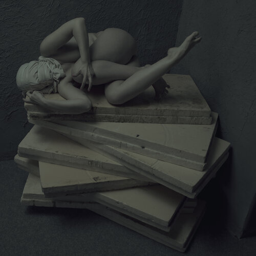 5e34 / Figure collection: dark version - {$M} di Leni Smoragdova, Fotografia in vendita su Singulart
