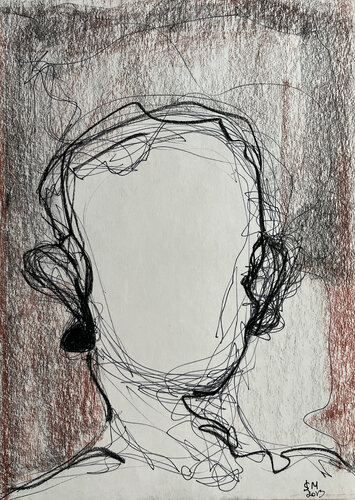 w1r1 / The Time Traveler’s Wife - {$M} di Leni Smoragdova, Disegno in vendita su Singulart
