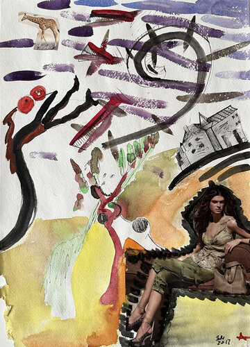 1h1k / Fairy tales - {$M} di Leni Smoragdova, Disegno in vendita su Singulart