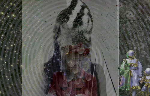 A Portrait of power- what can't be washed: Elizabeth II van Leni Smoragdova, Digitaal te koop op Singulart