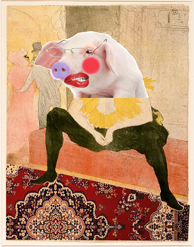 86-8i53p4uo / To be naked to get into Met. Museum? van Leni Smoragdova, Digitaal te koop op Singulart