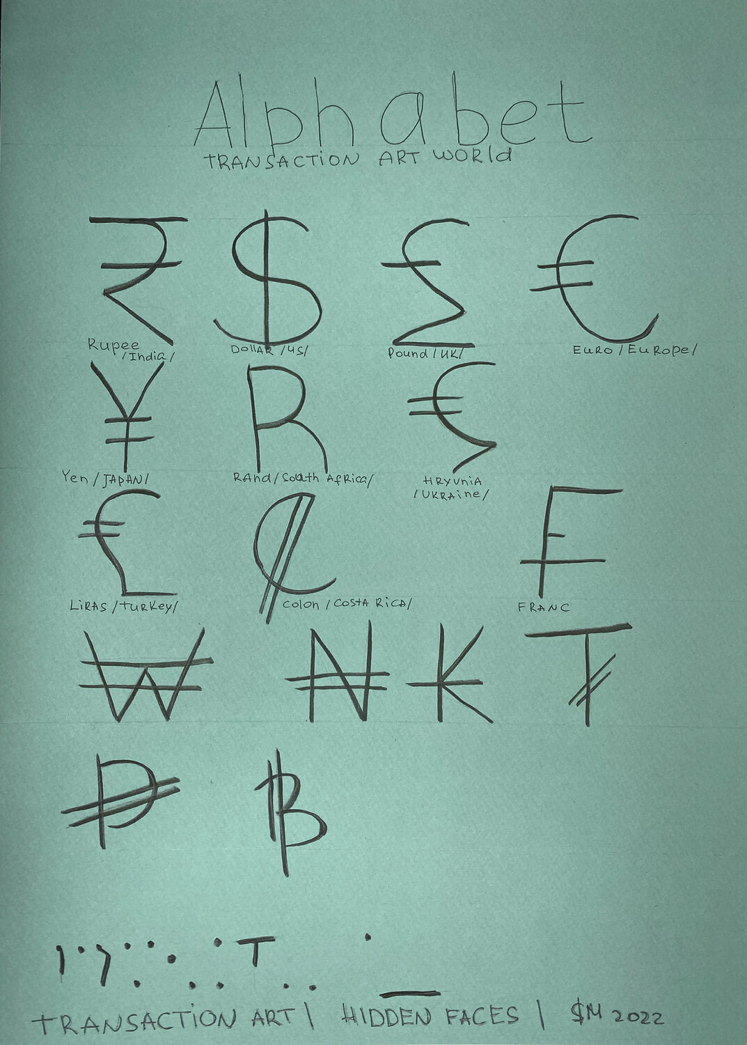 388rh / Transaction' Alphabet - {$M} Leni Smoragdova