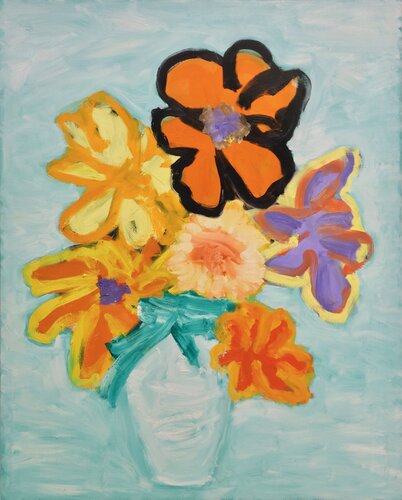 serie "las flores del bien" 1 van Jorge Nava, Schilderij te koop op Singulart