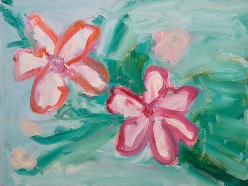 serie "las flores del bien" 4 van Jorge Nava, Schilderij te koop op Singulart