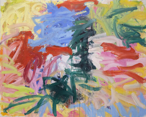 serie PINTURAS DEL VERANO "LA CORRIENTE DEL AGUA, ORDEN Y CAOS",  2024 van Jorge Nava, Schilderij te koop op Singulart