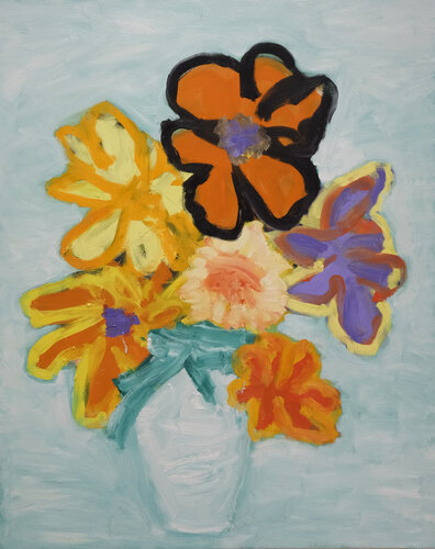 serie "las flores del bien " 1 , 2023 van Jorge Nava, Schilderij te koop op Singulart