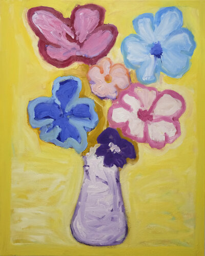 serie "las flores del bien " 3 , 2023 van Jorge Nava, Schilderij te koop op Singulart