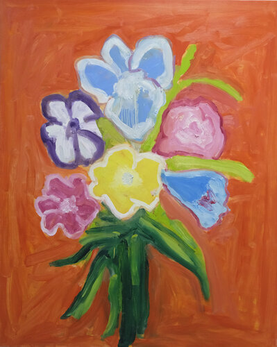 serie "las flores del bien " 4 , 2023 van Jorge Nava, Schilderij te koop op Singulart