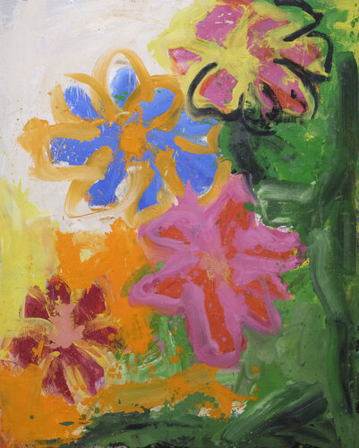 serie "las flores del bien " 6 , 2023 van Jorge Nava, Schilderij te koop op Singulart