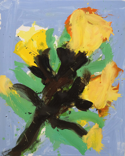serie "las flores del bien " 1 , 2025 van Jorge Nava, Schilderij te koop op Singulart