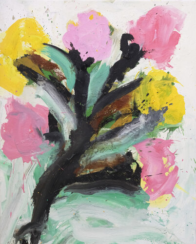 serie "las flores del bien " 2 , 2025 van Jorge Nava, Schilderij te koop op Singulart