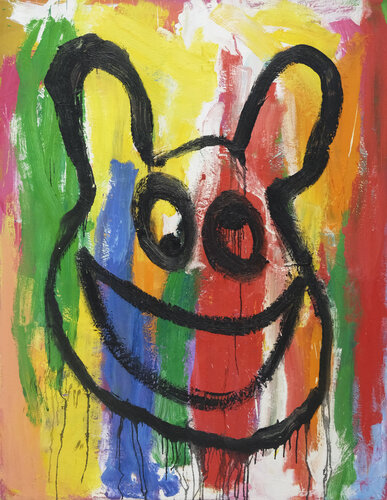 "smile" 2024 van Jorge Nava, Schilderij te koop op Singulart
