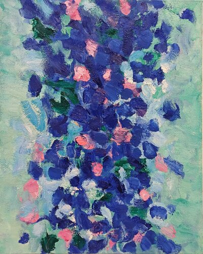 serie "reflejos en el agua", 2, 2025 van Jorge Nava, Schilderij te koop op Singulart