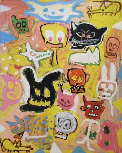 "UN MITIN DE PIOLIN EN EL CONGRESO DE LOS DIPUTADOS" 2024 van Jorge Nava, Schilderij te koop op Singulart